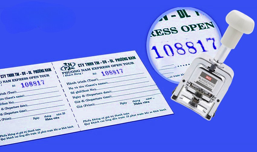 In hóa đơn nhảy số