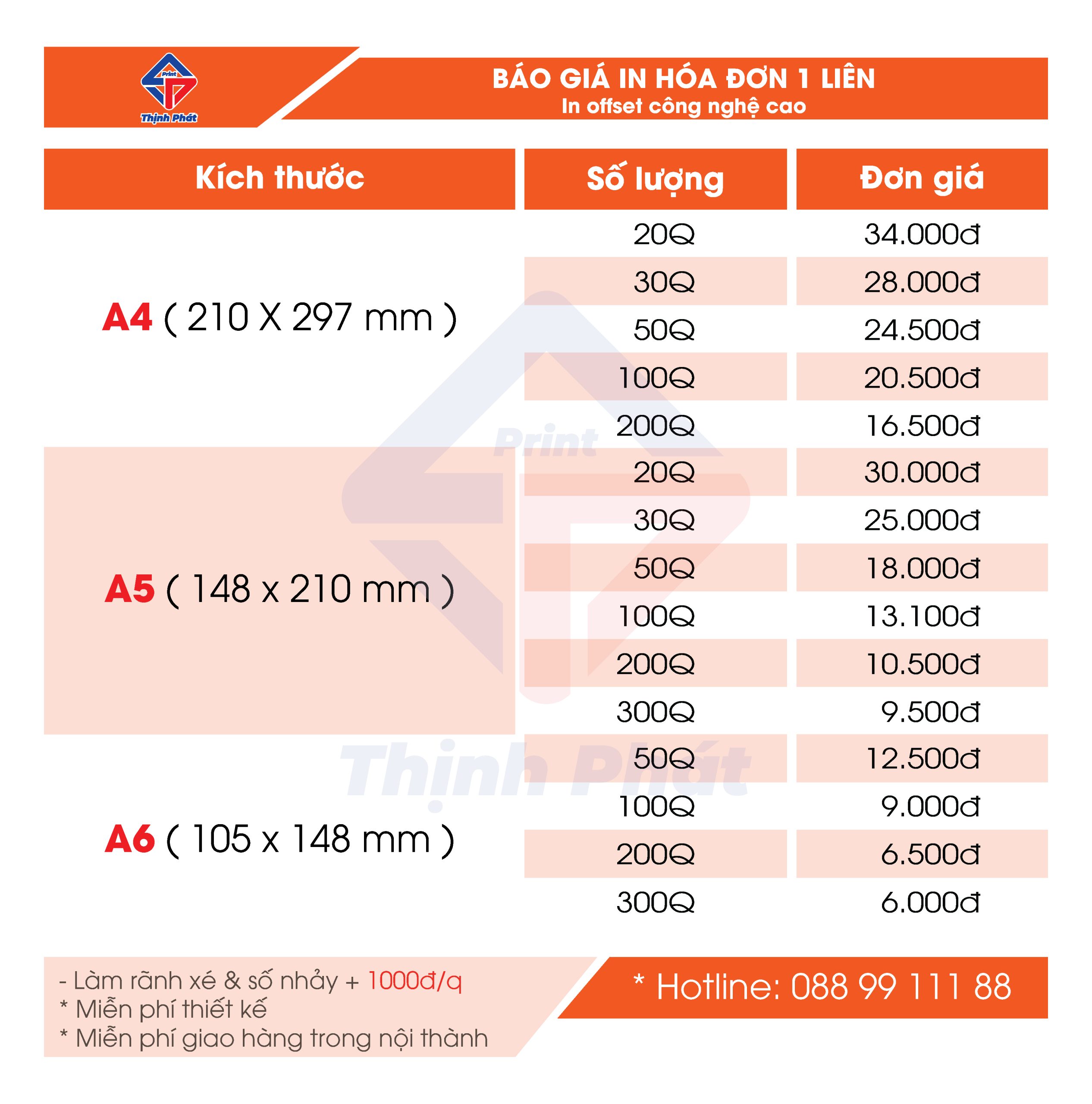 BÁO GIÁ HÓA ĐƠN ATP-01