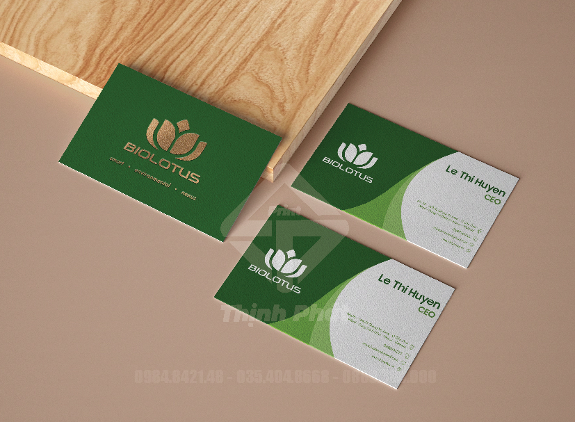 Kích thước in card visit chuẩn tại Việt Nam