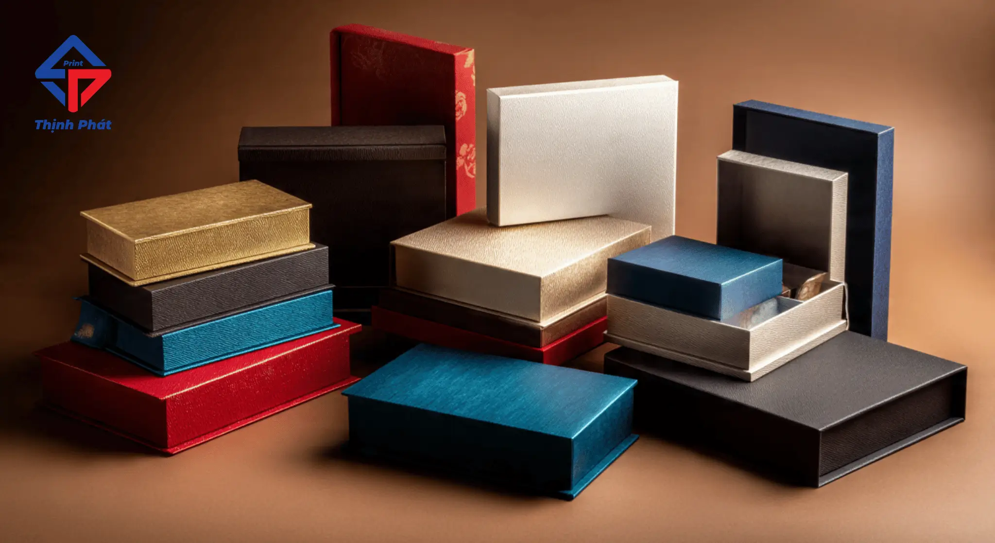 Bộ sưu tập mẫu hộp cứng đẹp 2026 theo ngành hàng