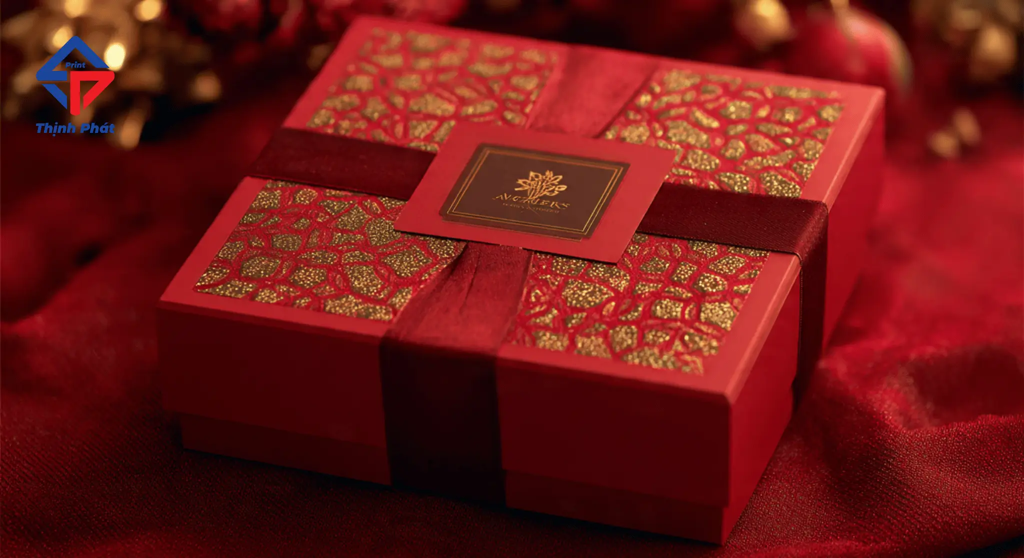In Hộp Đựng Quà Tết 2027 (Đinh Mùi) Xu Hướng Tam Dương Khai Thái Lên Ngôi