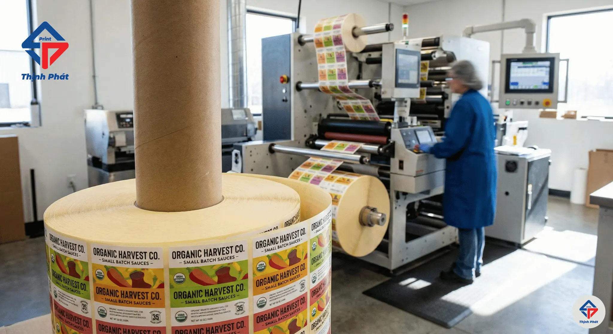 Công Nghệ In Tem Cuộn Tại Thịnh Phát Flexo vs. Intermittent Offset