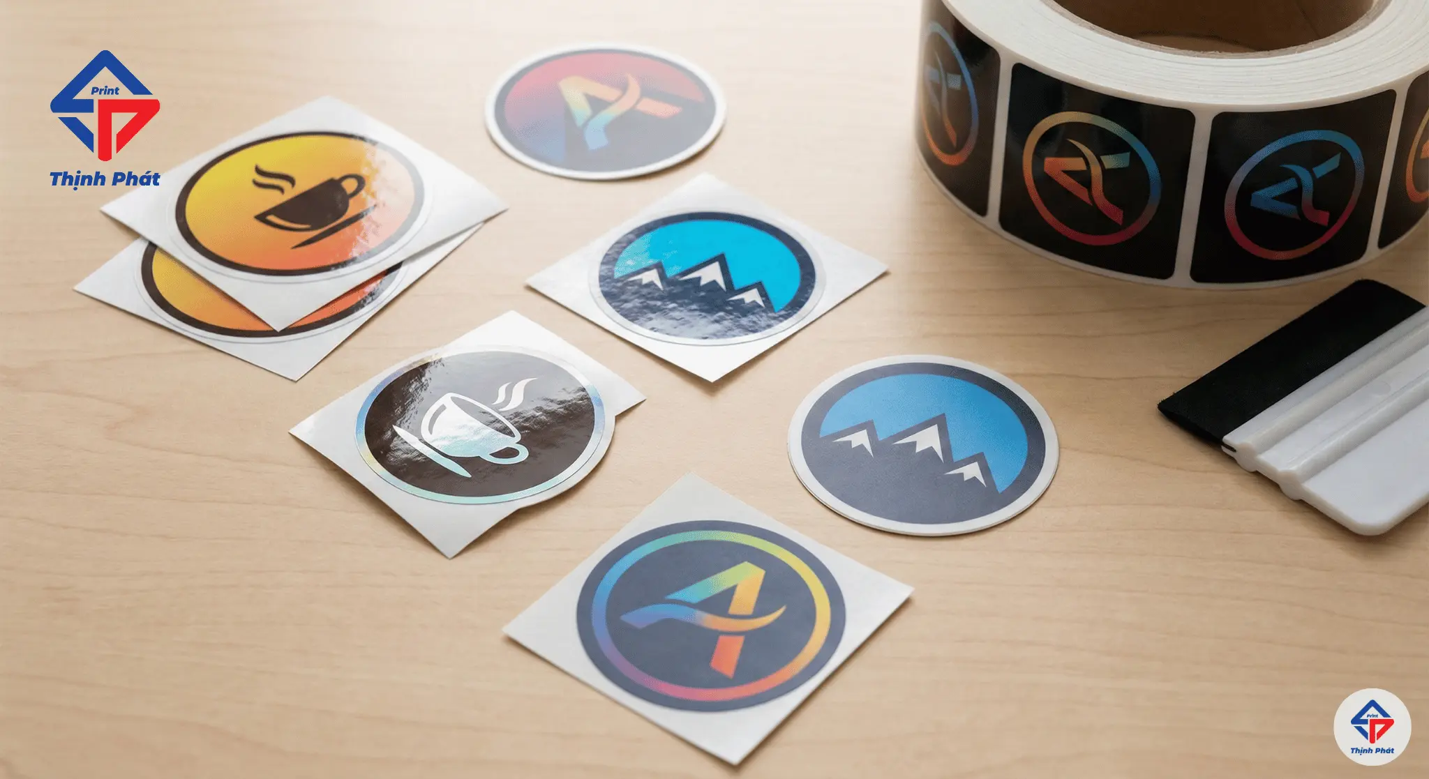 Dịch Vụ In Sticker Logo Theo Yêu Cầu – Đại Sứ Thương Hiệu Giá Rẻ Của Năm 2026