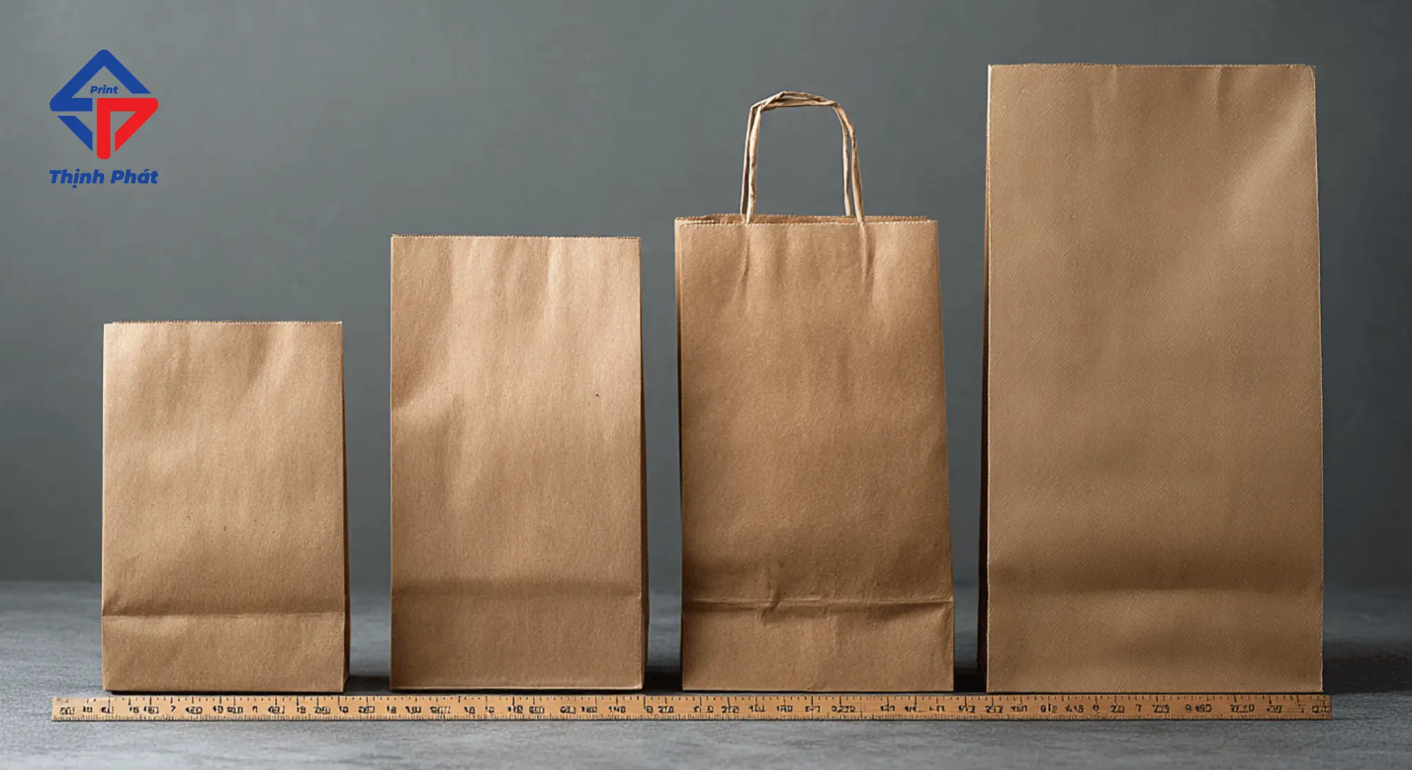 KÍCH THƯỚC TÚI GIẤY THÔNG DỤNG 2026 CHỌN ĐÚNG SIZE - TIẾT KIỆM NỬA TIỀN