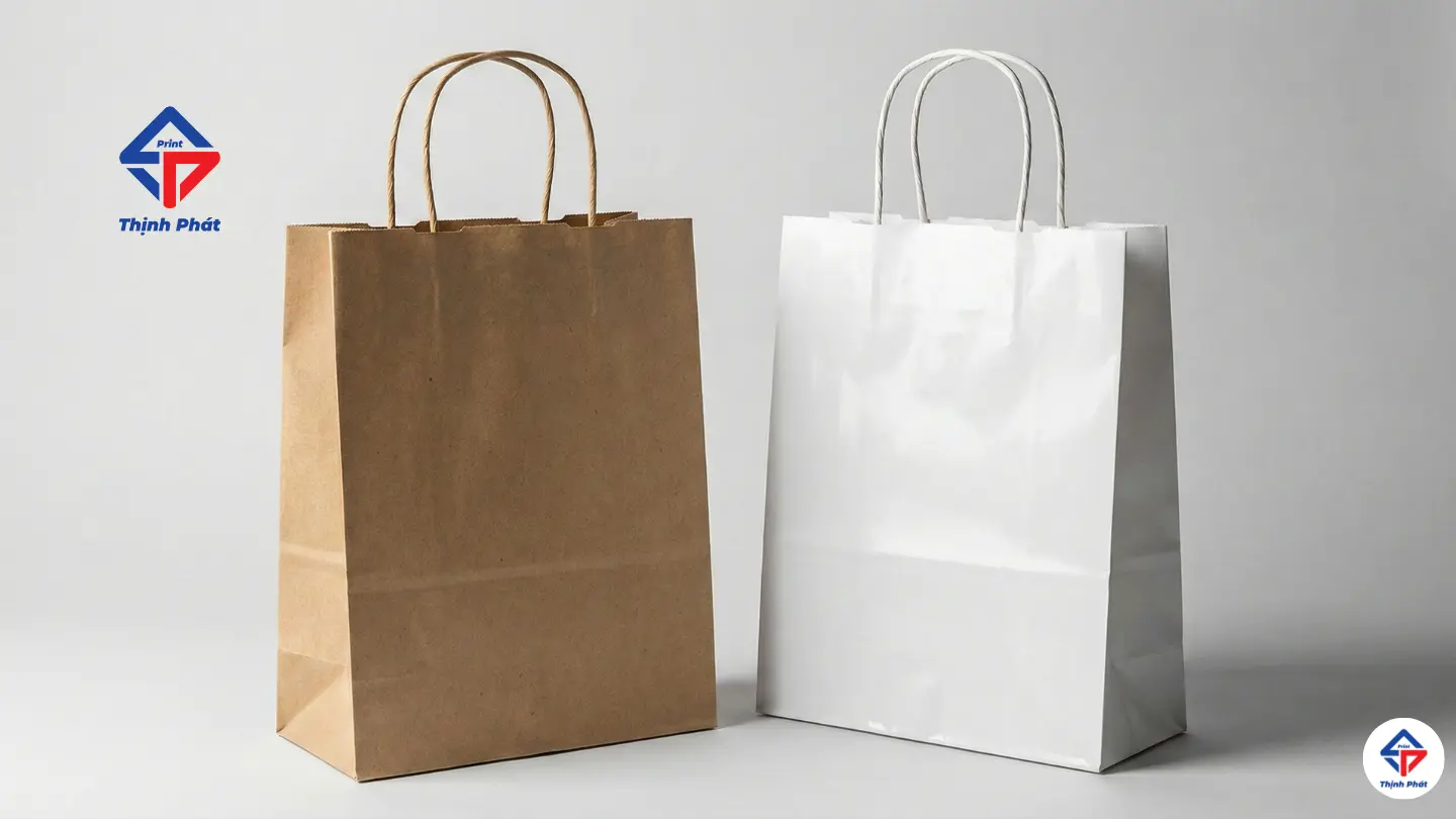 Giải Pháp Lai Giấy Kraft Trắng