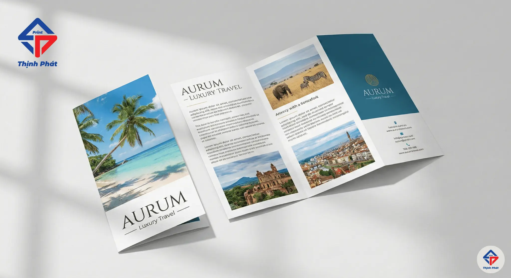 IN BROCHURE GẤP 3 (TRI-FOLD) NGHỆ THUẬT GÓI GỌN TINH HOA DOANH NGHIỆP TRONG LÒNG BÀN TAY