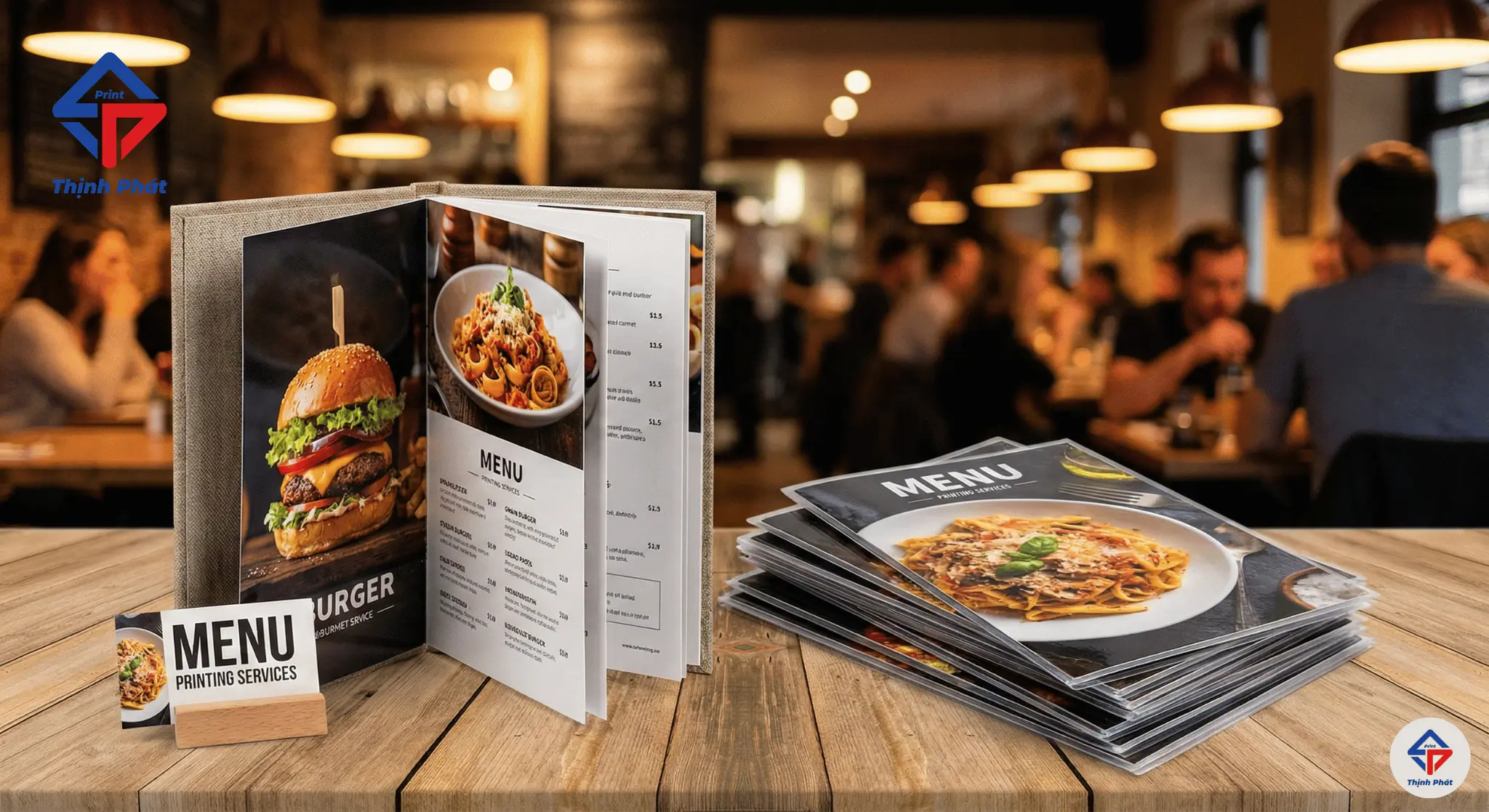 Phân loại các chất liệu in Menu phổ biến nhất 2026