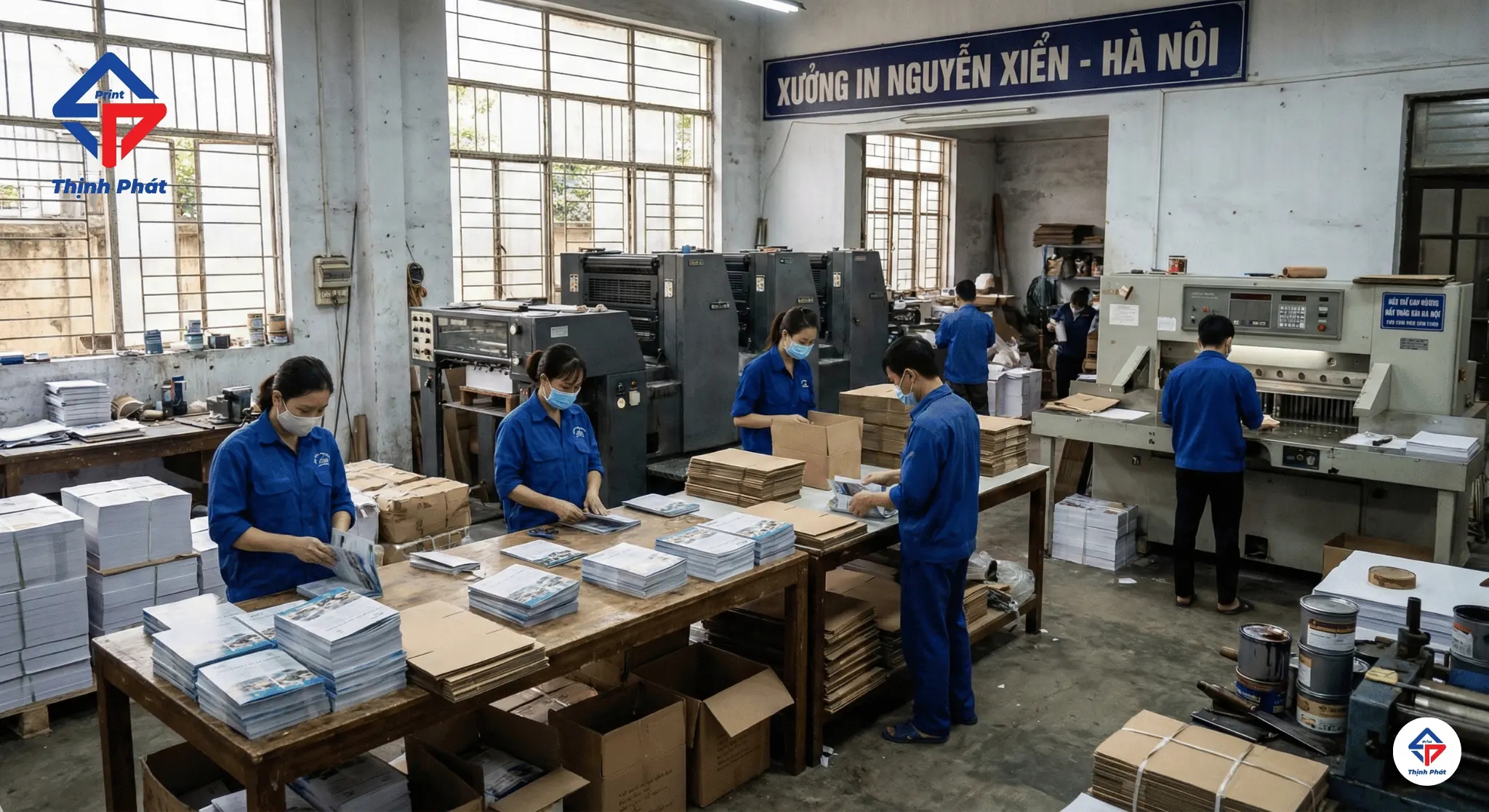 Quy Trình Gia Công Tại Xưởng In Thịnh Phát