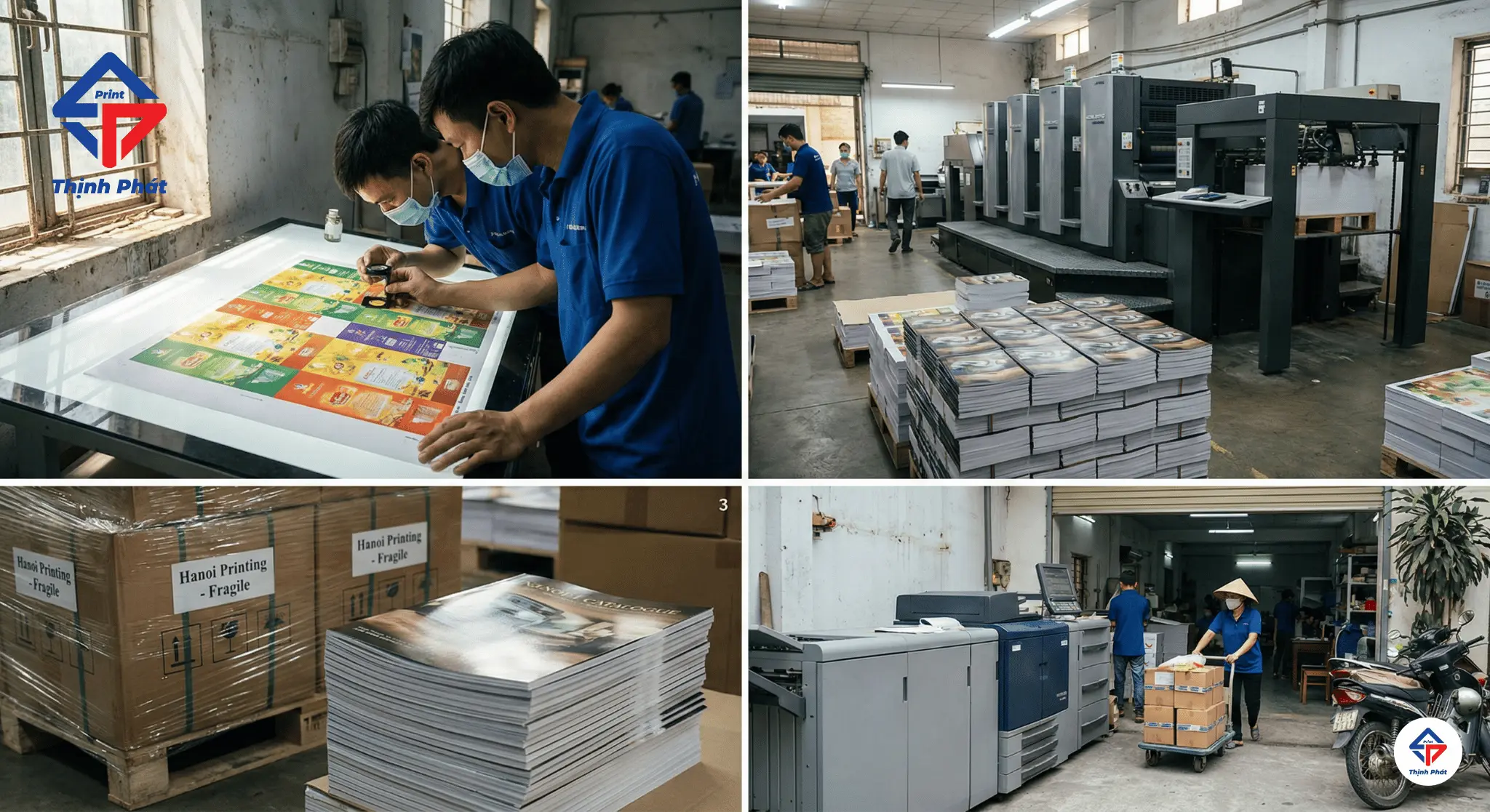 Trải nghiệm dịch vụ Mắt thấy - Tai nghe - Tay sờ tại In Thịnh Phát Nguyễn Xiển